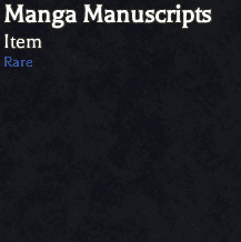 Manga Manuscripts