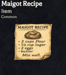 Maigot Recipe